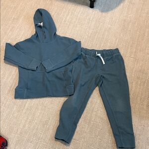 Kids Blue Hoodie and Jogger Set